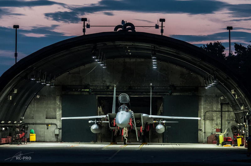 Illustration for article titled This Photo Tour Of The USAF's "Grim Reapers" F-15 Squadron Will Give You Shivers